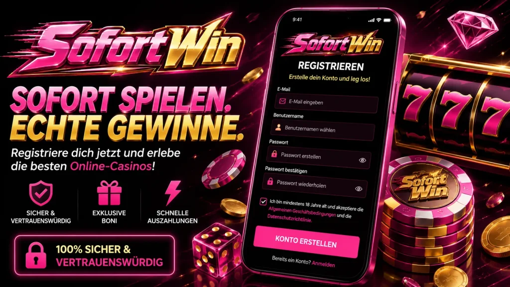 sofortwin anmelden